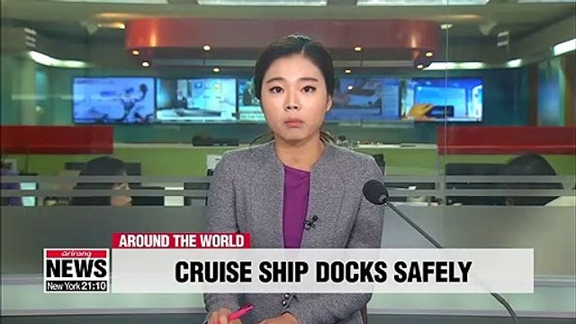 Cruise ship finally docks after terrifying ordeal at sea for passengers