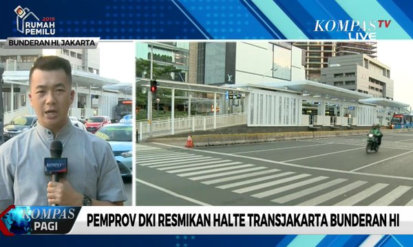 Pemprov DKI Resmikan Halte Transjakarta Bundaran HI