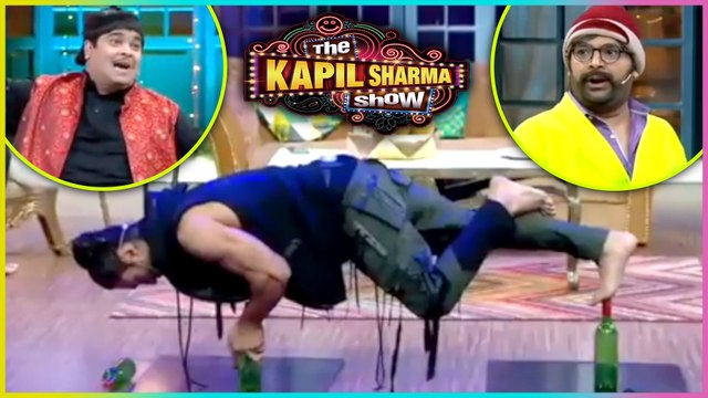 The Kapil Sharma Show : Vidyut Jammwal SCARY STUNT With Kapil Sharma Kiku Sharda