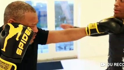 Laurence Fishburne trains with Anderson "Spider" Silva
