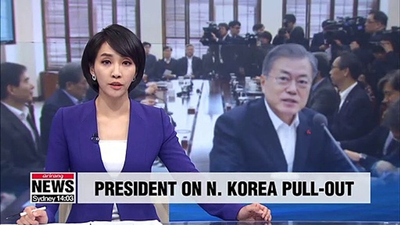 President may speak on N. Korea's pull-out from joint liaison office during weekly meeting