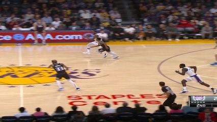 Sacramento Kings at Los Angeles Lakers Raw Recap