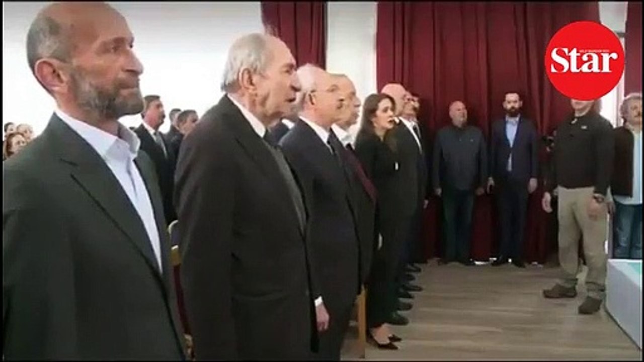 CHP’li belediye başkan adayı Erdem Gül İstiklal Marşı’nı okumadı
