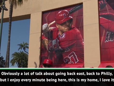 Angels potential to compete kept me here - Trout