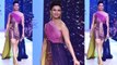 Divyanka Tripathi looks gorgeous in short dress at at Bombay Times Fashion Week 2019 | FilmiBeat