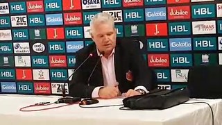 Dean Jones in tears at press conference for Asif Ali's daughter