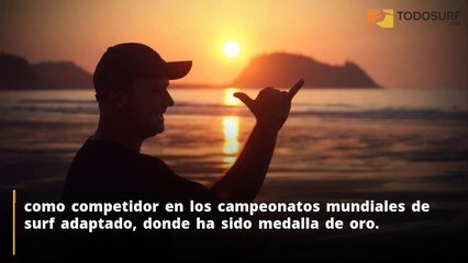 Aitor "Gallo" Francesena, el surfista ciego que no ve nada imposible