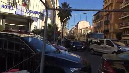 Le centre ville de Nice complètement paralysé lundi matin