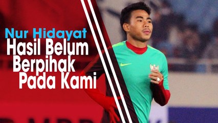 Télécharger la video: Timnas U-23 Indonesia Telan Kekalahan di Menit Akhir, Nur Hidayat Sebut Timnya Belum Beruntung