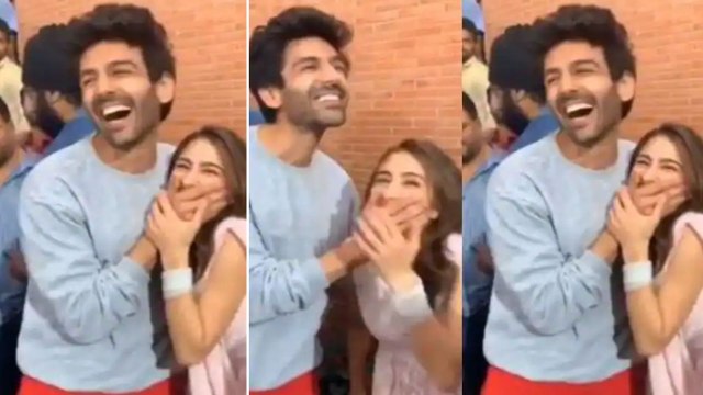 Sara Ali Khan makes fun of Kartik Aaryan during Love Aaj Kal 2 Shooting | FilmiBeat