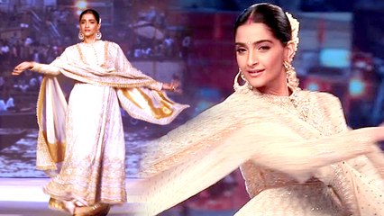 Sonam Kapoor Walks The Ramp To Kalank Song 'Ghar More Pardesiya'