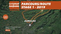 Parcours /Route - Étape 1/Stage 1  : Critérium du Dauphiné 2019