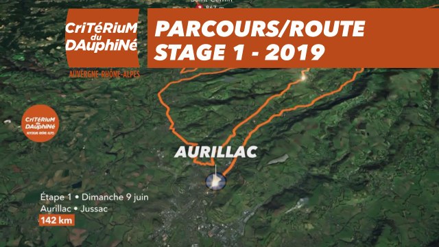Parcours /Route - Étape 1/Stage 1 : Critérium du Dauphiné 2019