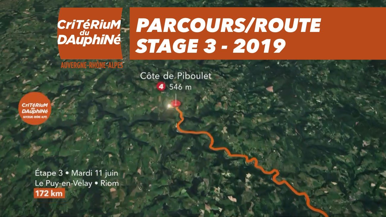 Parcours /Route - Étape 3/Stage 3 : Critérium du Dauphiné 2019