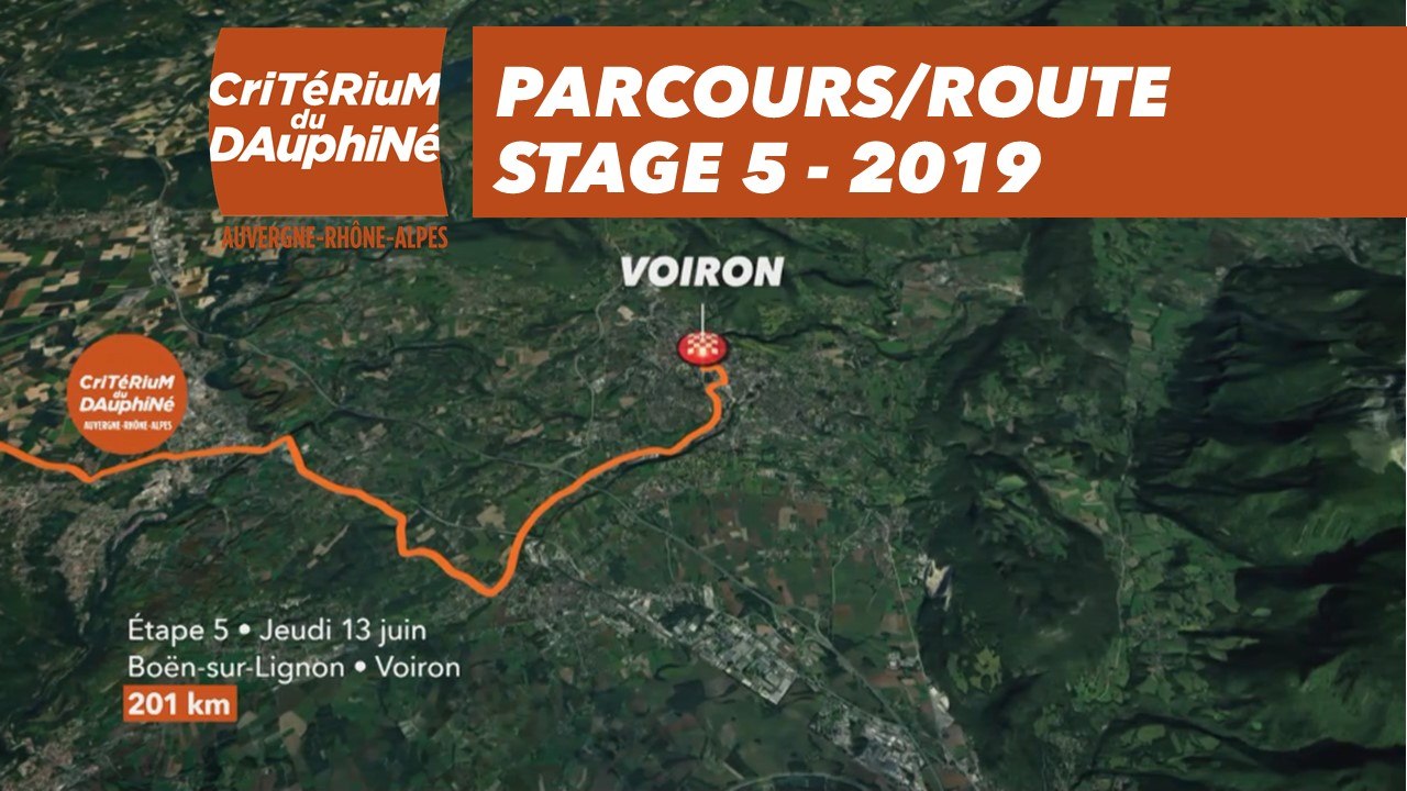 Parcours /Route - Étape 5/Stage 5 : Critérium du Dauphiné 2019