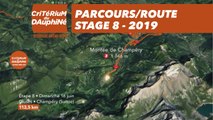 Parcours /Route - Étape 8/Stage 8 : Critérium du Dauphiné 2019