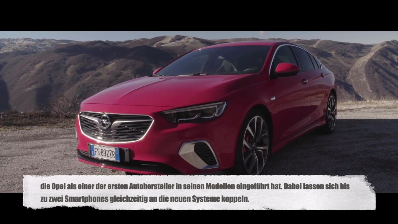Neue Infotainment-Generation feiert im Opel Insignia GSi