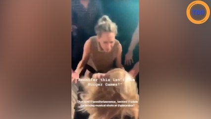 Concours de shots entre Adèle et Jennifer Lawrence