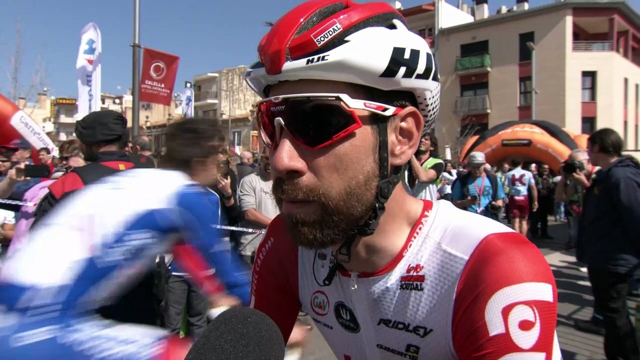 Thomas DeGendt - Interview at the start - Stage 1 - Volta a Catalunya 2019