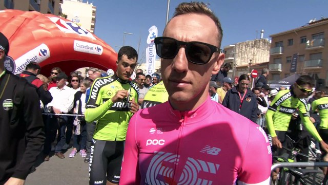 Michael Woods - Interview at the start - Stage 1 - Volta a Catalunya 2019
