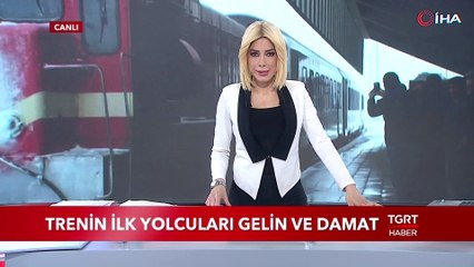 İsviçre’den Gelen Trenin İlk Yolcuları Gelin ve Damat Oldu