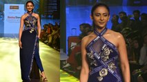 Rakul Preet Singh wears blue dress at Bombay Times Fashion Week 2019 | Boldsky