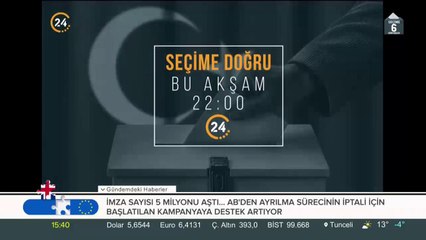 Seçime Doğru bu akşam 22:00’de