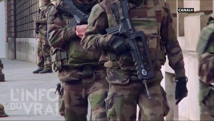 Opération Sentinelle en renfort  - L'Info du Vrai du 22/03 - CANAL+