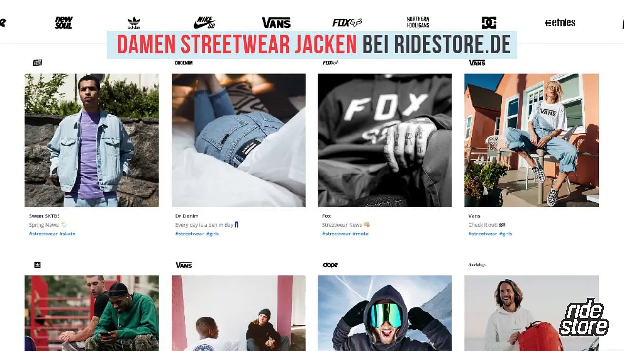 Damen Streetwear Jacken bei Ridestore