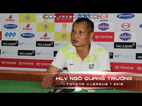 HỌP BÁO SAU TRẬN S.KHÁNH HÒA BVN VS SLNA - V.LEAGUE 2016