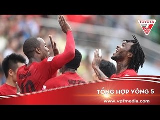 Tổng hợp vòng 5 Toyota V.league 1 - 2016