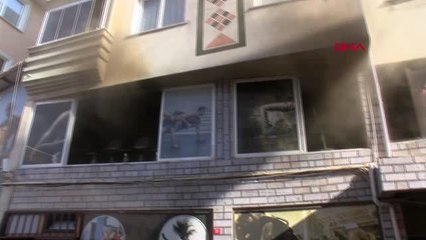 İstanbul-Kağıthane'de Spor Salonunda Yangın