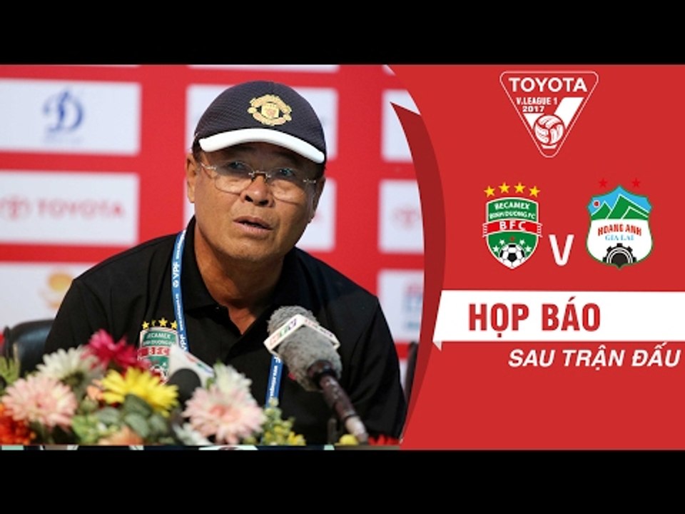 HỌP BÁO SAU TRẬN BÌNH DƯƠNG vs HAGL | HLV TRẦN BÌNH SỰ BÌNH THẢN SAU THẤT BẠI CỦA ĐỘI NHÀ