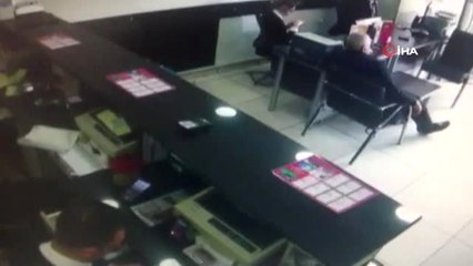 Malatya'daki Deprem Anı Güvenlik Kamerasında