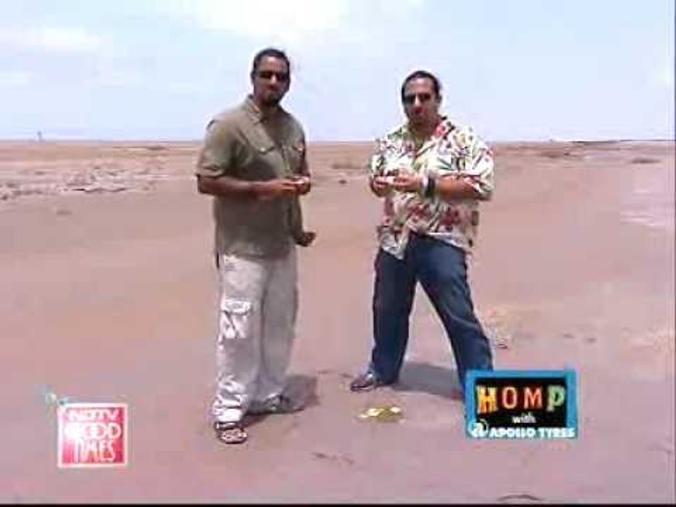 In the midst of sand dunes in Jaisalmer