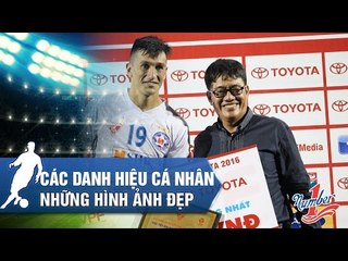 CÁC DANH HIỆU CÁ NHÂN MÙA GIẢI 2016
