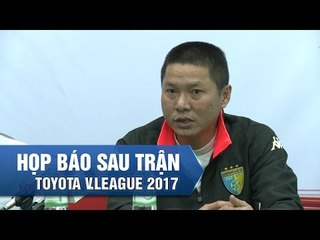 HỌP BÁO SAU TRẬN | HLV CHU ĐÌNH NGHIÊM BÌNH THẢN ĐÓN NHẬN THẤT BẠI