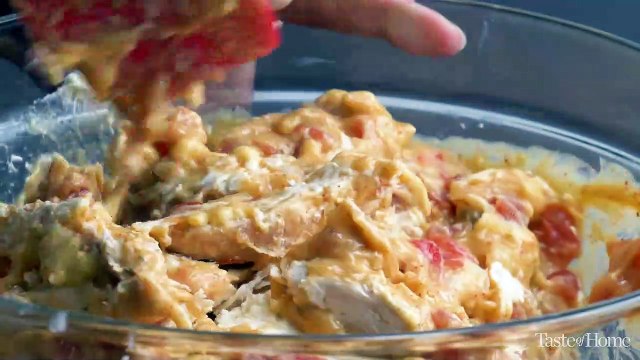 Simple Creamy Chicken Enchiladas