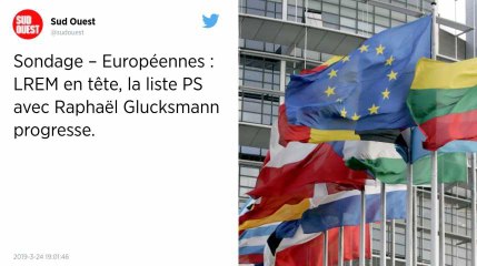 Européennes. LREM en tête devant le Rassemblement National.