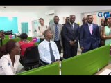 RTG - Visite du Ministre Guy Maxient MAMIAKA  à la société Incubateur Numérique du Gabon
