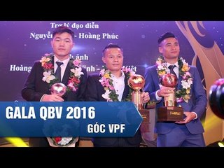 NHÌN LẠI NHỮNG GƯƠNG MẶT TIÊU BIỂU TẠI GALA TRAO GIẢI THƯỞNG QBV VIỆT NAM 2016