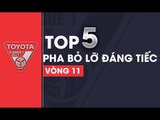 TOP 5 PHA BỎ LỠ ĐÁNG TIẾC VÒNG 11 V.LEAGUE 2017
