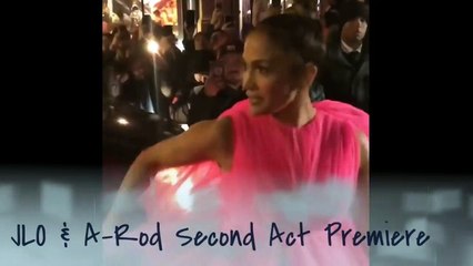 Jennifer Lopez and Alex Rodriguez - Second Act Premiere 2018