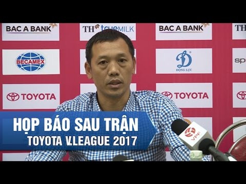 HỌP BÁO SAU TRẬN | HLV ĐỨC THẮNG TIẾC NUỐI TRƯỚC TRẬN "HÒA NHƯ THUA" TRƯỚC S.KHÁNH HÒA BVN