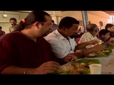 Rocky, Mayur enjoy Onam special feast