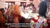 India locals receive body of woman killed in Christchurch attack