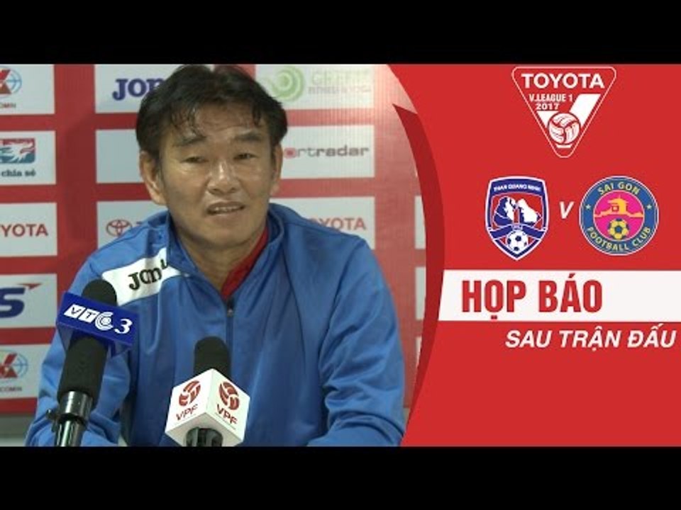 HỌP BÁO SAU TRẬN | HLV PHAN THANH HÙNG ĐÁNH GIÁ CAO PHONG ĐỘ CỦA VŨ MINH TUẤN