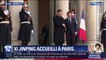 Le président chinois, Xi Jinping est reçu à l'Élysée par Emmanuel Macron