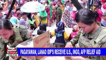 Pagayawan, Lanao IDP's receive US, INGO, AFP relief aid