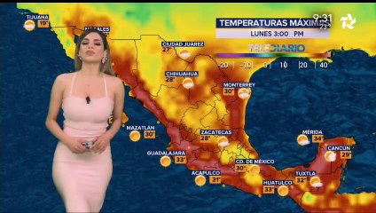 Скачать видео: El pronóstico del tiempo con Pamela Longoria Lunes 25 Marzo 2019. @pamelaalongoria #Mexico #Monterrey #Aguascalientes #MeteoMedia #Weather #Clima